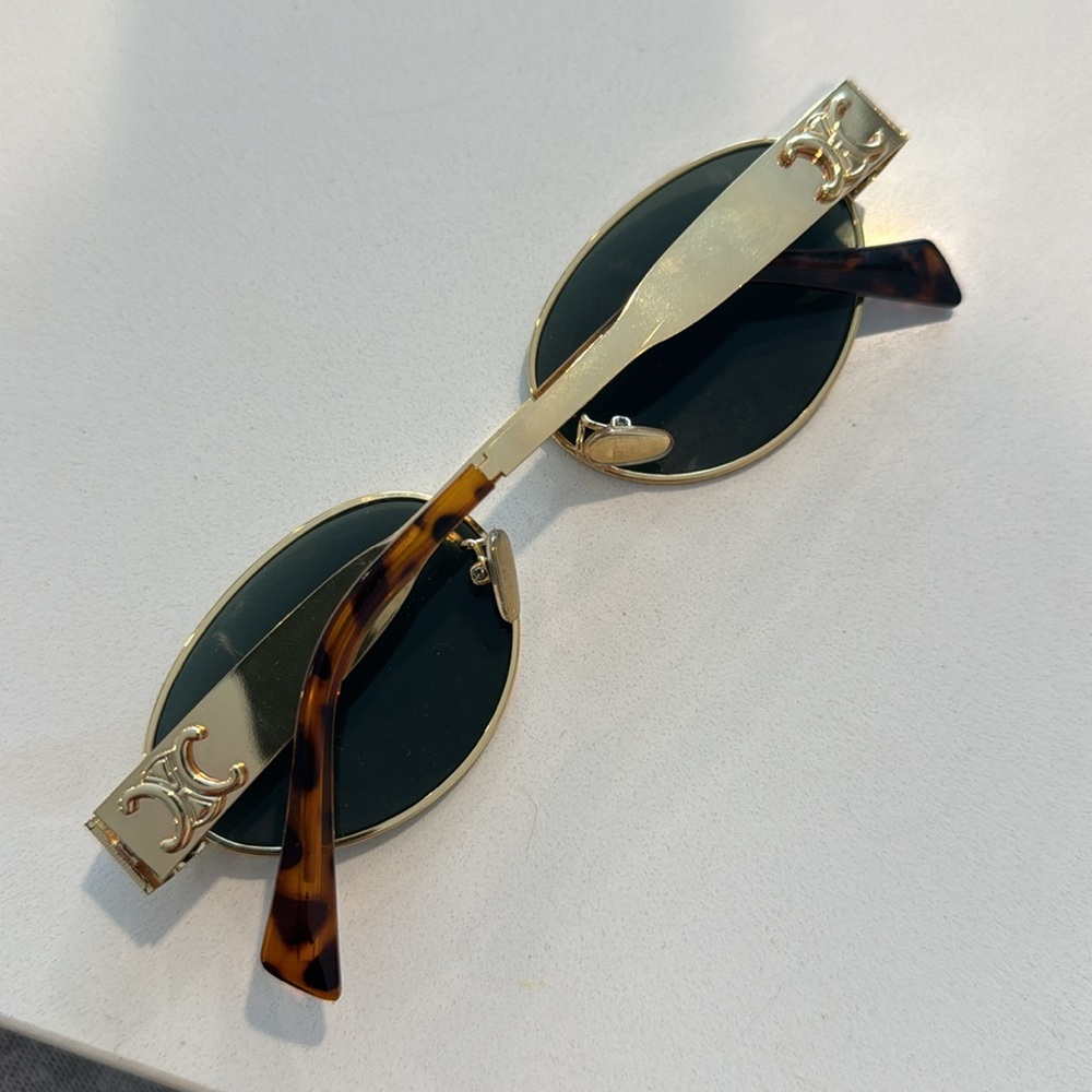 “Triomphe” Round Sunglasses